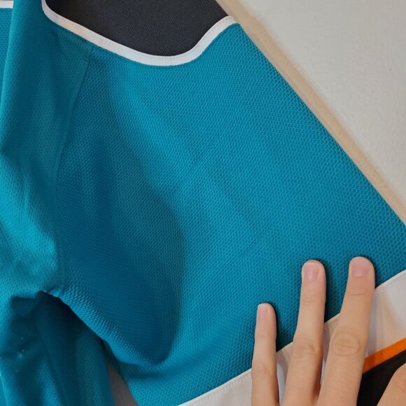 San Jose Sharks Reebok NHL Jersey Teal Size L - Picture 6 of 6
